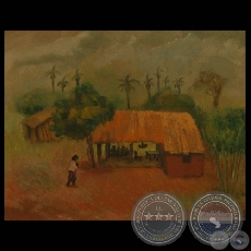 EXPOSICIÓN CCPA, 2008 - Óleo y xilograbados de EDITH JIMÉNEZ